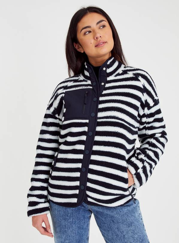 Navy Stripe Fleece  24